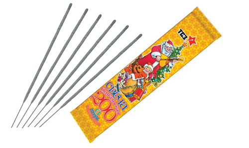  Бенгальские свечи 6 шт 200 мм в пакете  в Северодвинске