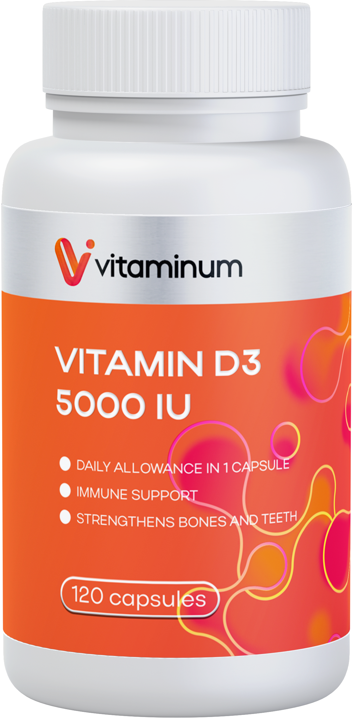  Vitaminum ВИТАМИН Д3 (5000 МЕ) 120 капсул 260 мг  в Северодвинске